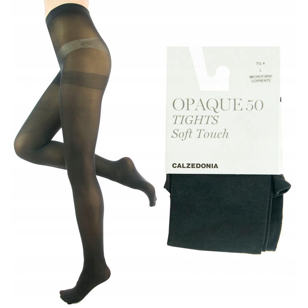 CALZEDONIA rajstopy czarne mikrofibra 50DEN 4 L | Shopee Polska