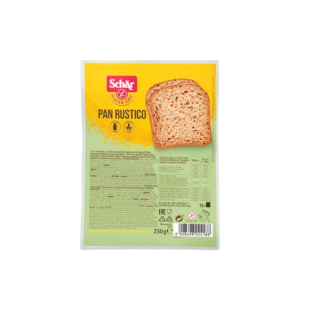 Bezglutenowy Wiejski Chleb Wieloziarnisty Pan Rustico "GlutenFree