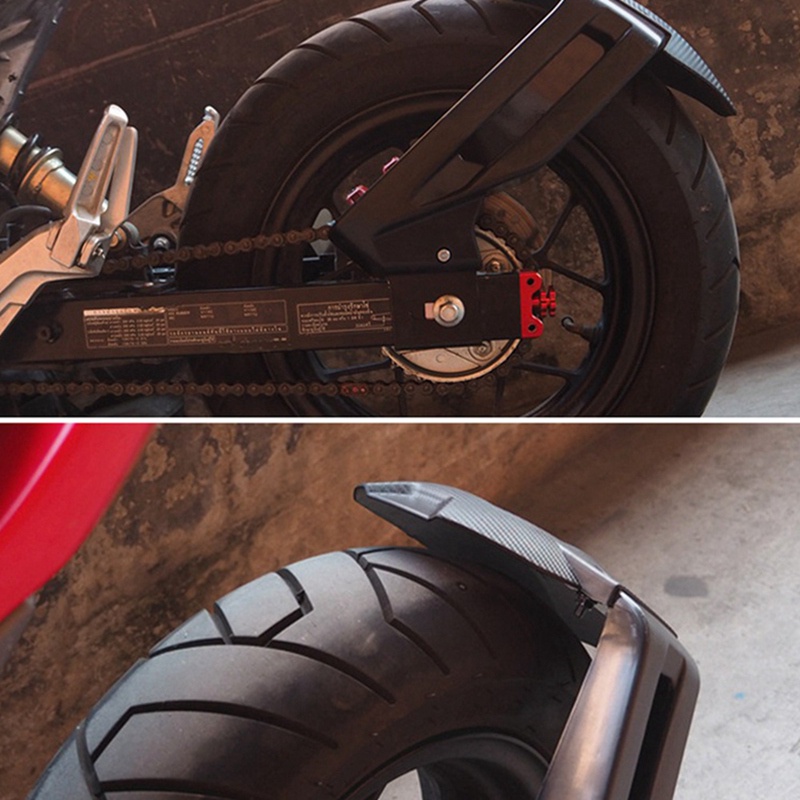Black ABS Motorcycle Rear Wheel Fender Mud Guard Mudflap For Honda Grom MSX125 