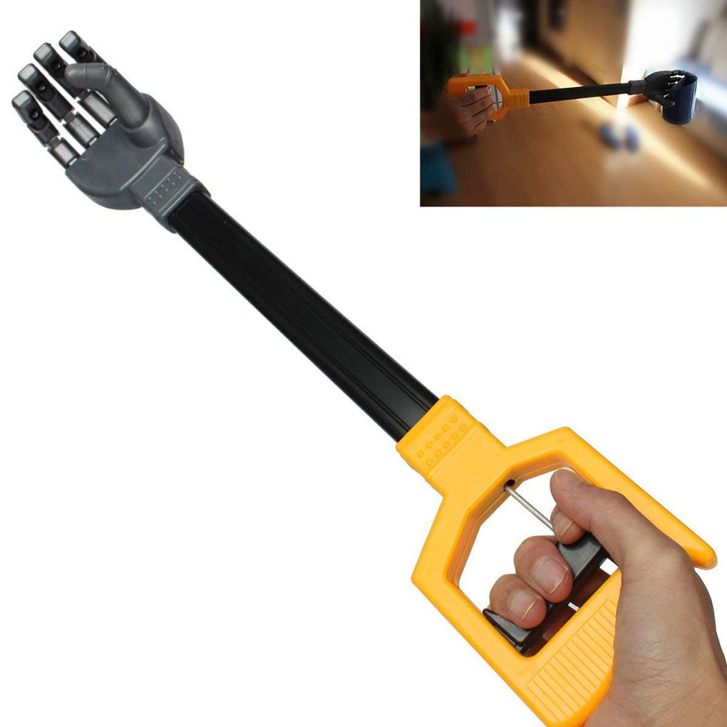Plastic Robot Claw Hand Grabber Grabbing Stick Kid Boy Toy Hand Wrist