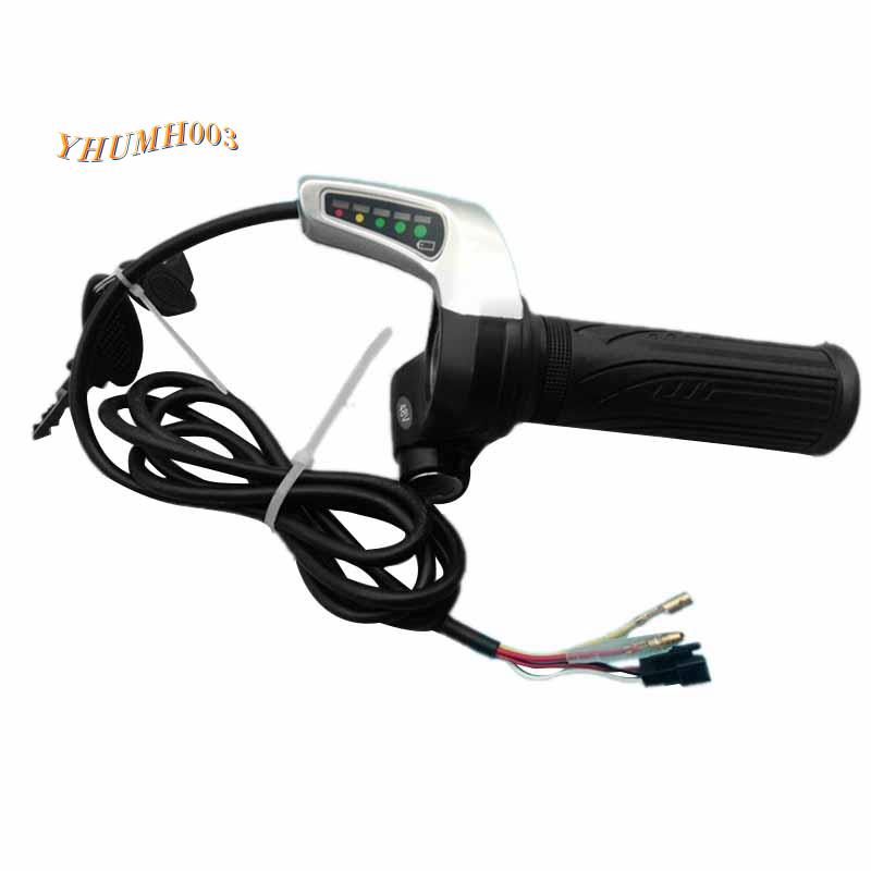 Ebike Throttle 48V Electric Bicycle Throttle Handle Accelerator