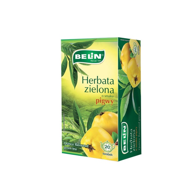 Belin Herbata Zielona O Smaku Pigwy 35g | Shopee Polska