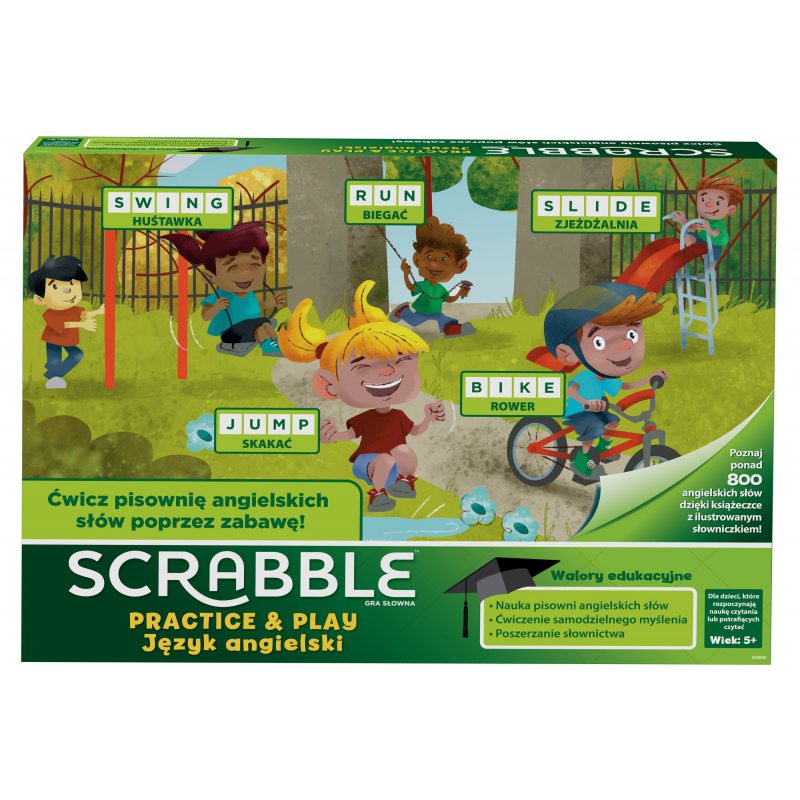 Mattel Scrabble Practice And Play GGB32 | Shopee Polska