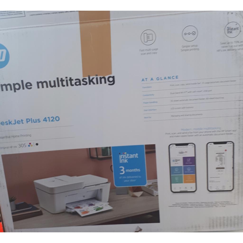 HP Deskjet Plus 4120 drukarka urządzenie wielofunk | Shopee Polska