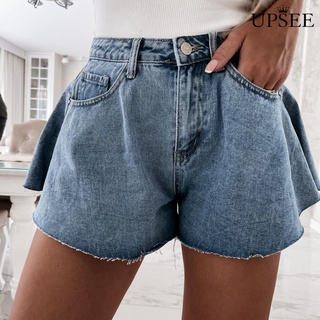Object Jeansowe szorty kremowy W stylu casual Moda Jeansowe szorty Krótkie spodnie 