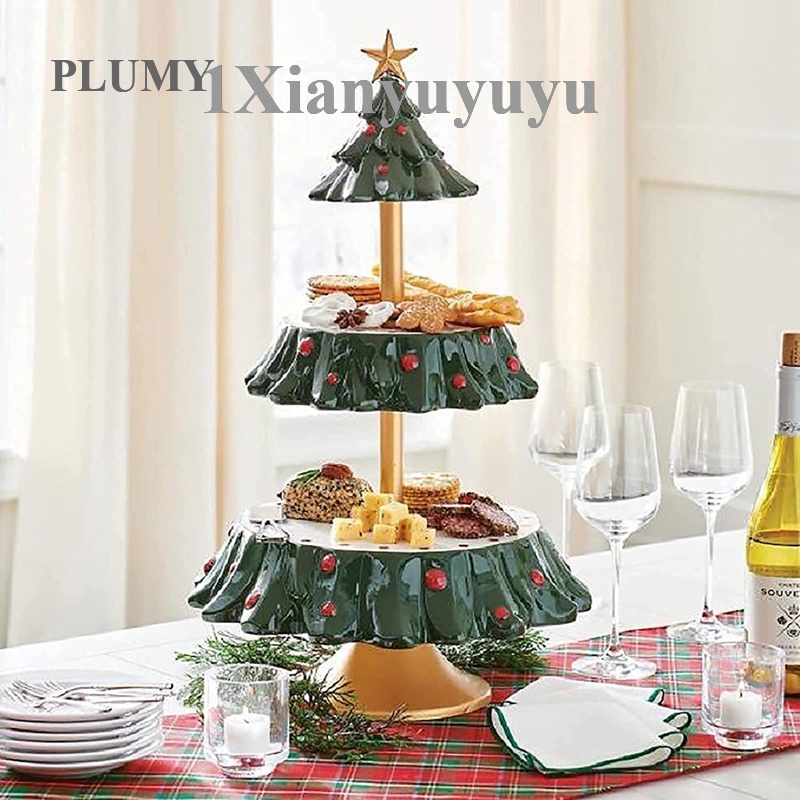 Xyy Be Merry Snack Bowl Stand, Świąteczny stojak na przekąski