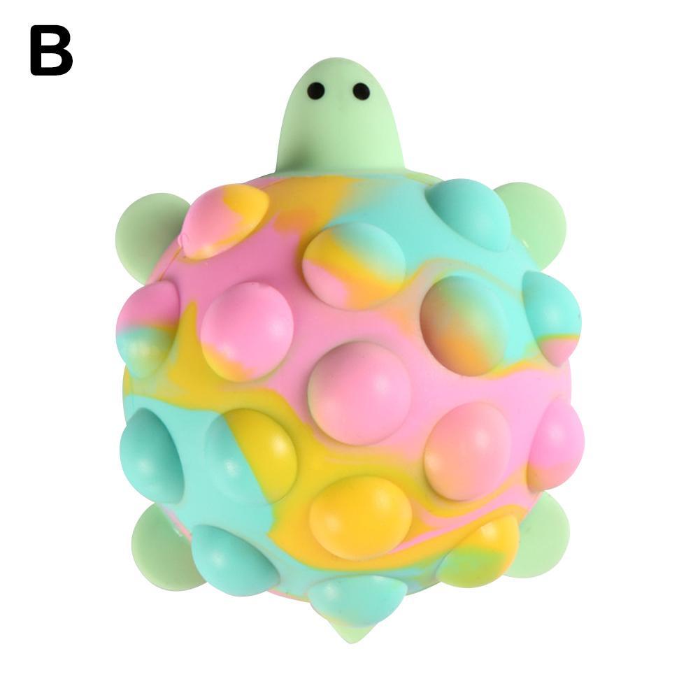 New Arrival Pop It Fidget Toy 3D Stylish Kawaii Turtle Bubble Toys Vent ... pic picture