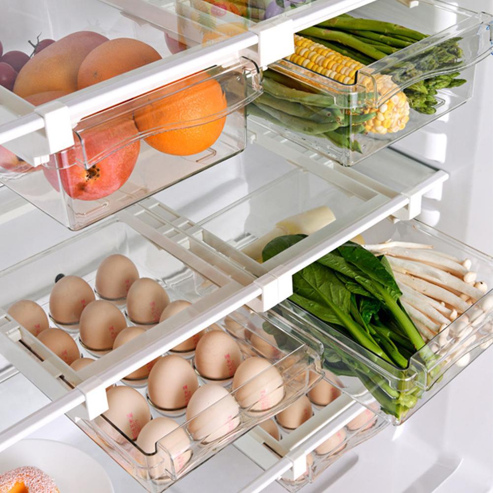 New Plastic Storage Container Drawer Storage Box Plastic Egg Refrig ...