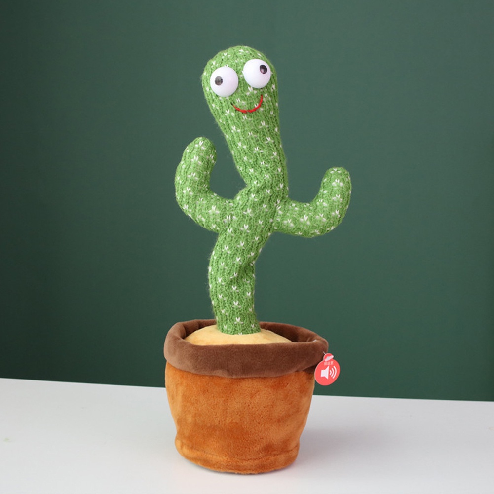 HH Cactus Plush Toy Electronic Shake 