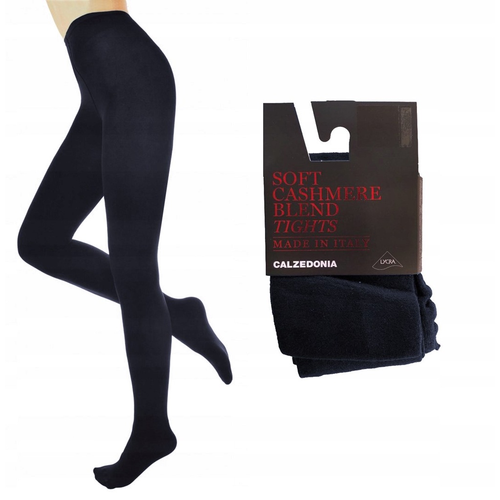 Кашемировые колготки Calzedonia черные