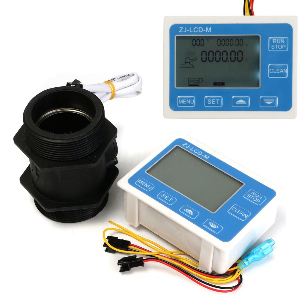 NEW G1/4" Water Flow Control LCD Meter Flow Sensor 