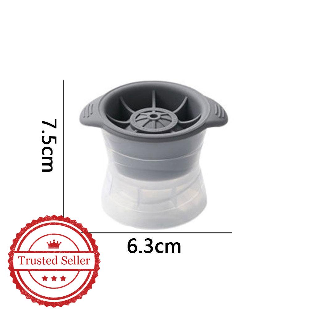 Kolorowa silikonowa forma do kulek lodowych powolna kula forma do lodu