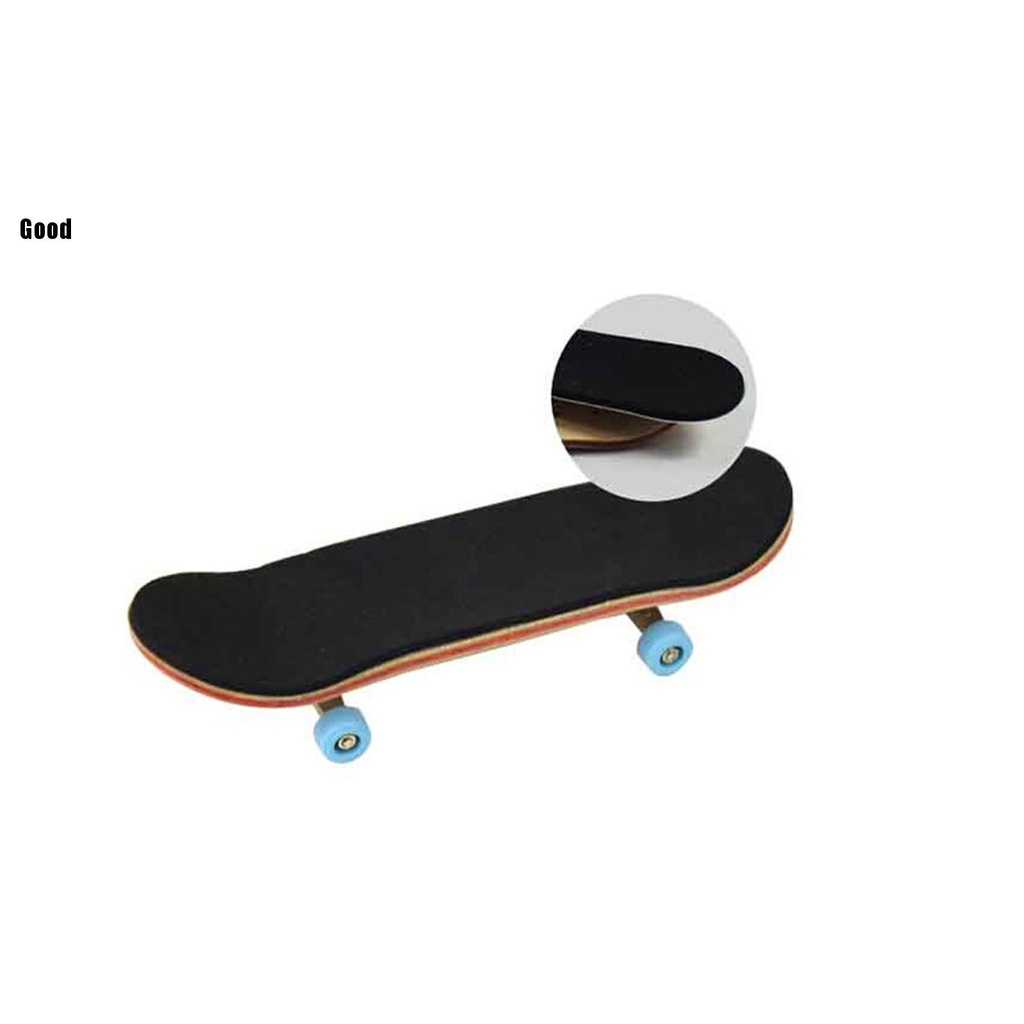 Griffbrett aus Holz   Ahornholz Finger Skate Board Black Grit DIY Kits Box 