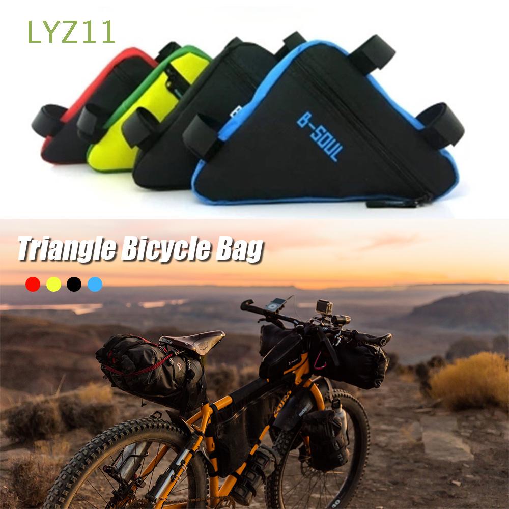 Waterproof Triangle Bicycle Bag Bike Beam Pocket Front Package Pouch Holder
