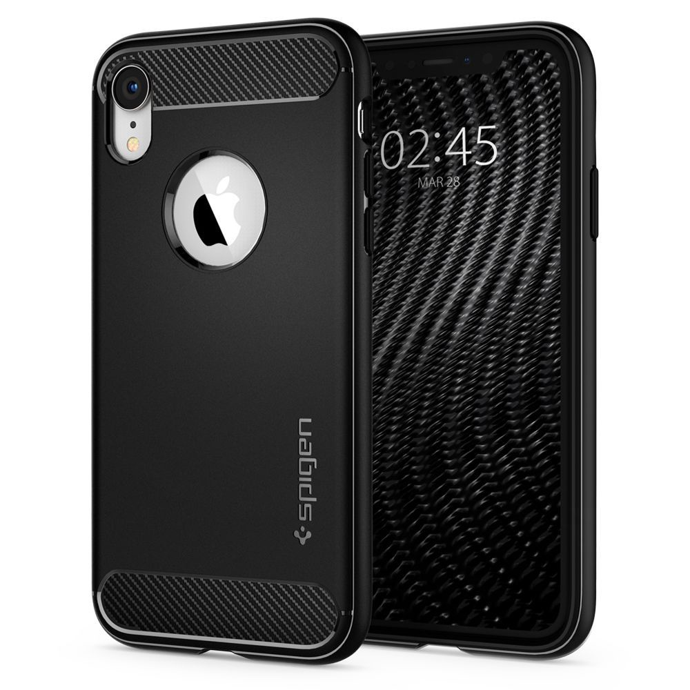 SPIGEN RUGGED ARMOR IPHONE XR MATTE BLACK Shopee Polska
