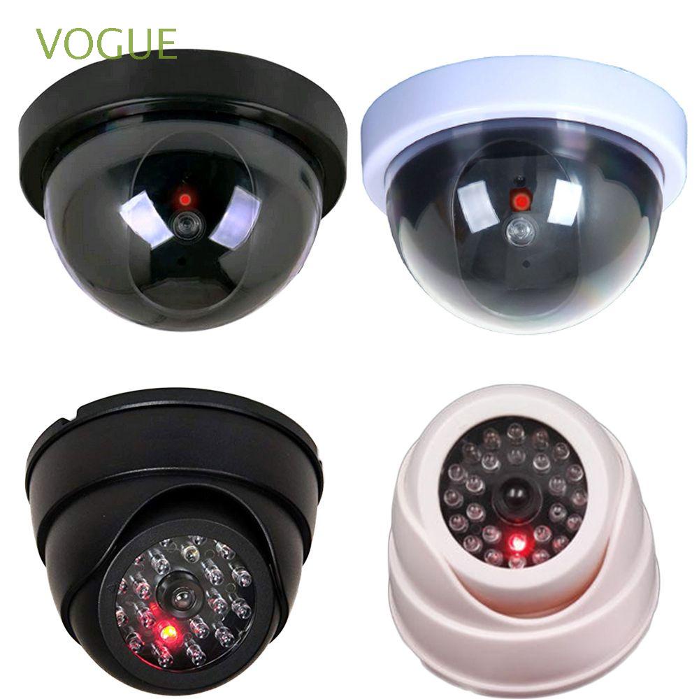 Simulation Security Dummy Camera Fake Monitor Flashing LED Light CCTV 