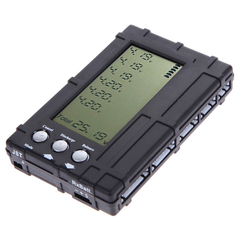 3 in 1 LCD RC Battery Discharger Balancer Meter Tester for 26S Lipo Li