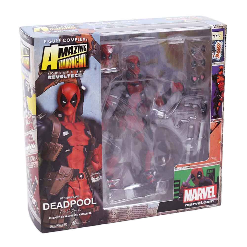 Kaiyodo Revoltech Amazing Yamaguchi Deadpool Marvel Figure X-Men Toy New in Box 