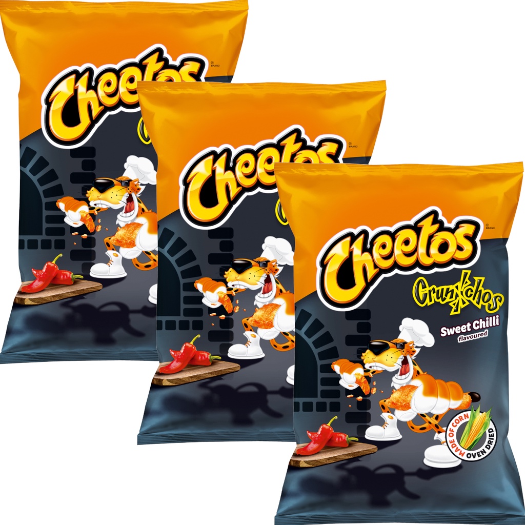 Cheetos Crunchos Sweet Chilli Chipsy 3x95g Shopee Polska