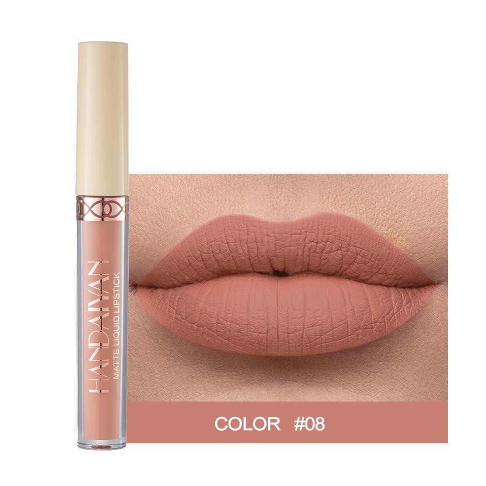 Handaiyan 12 Color Matte Lipstick Long Lasting Lip Velvet Lipstick Red Moisturising R9j5 Gloss 9468