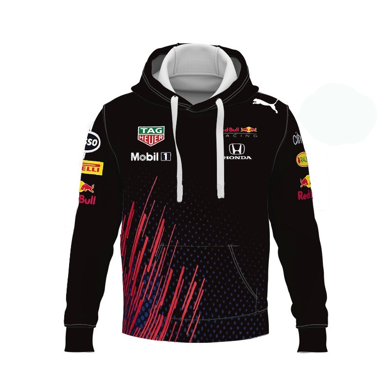 21 Nowa Meska I Dziecieca Kurtka F1 Mclaren Redbull Ferrari Team Meska Wiosenno Jesienna Cienka Bluza Z Kapturem Shopee Polska