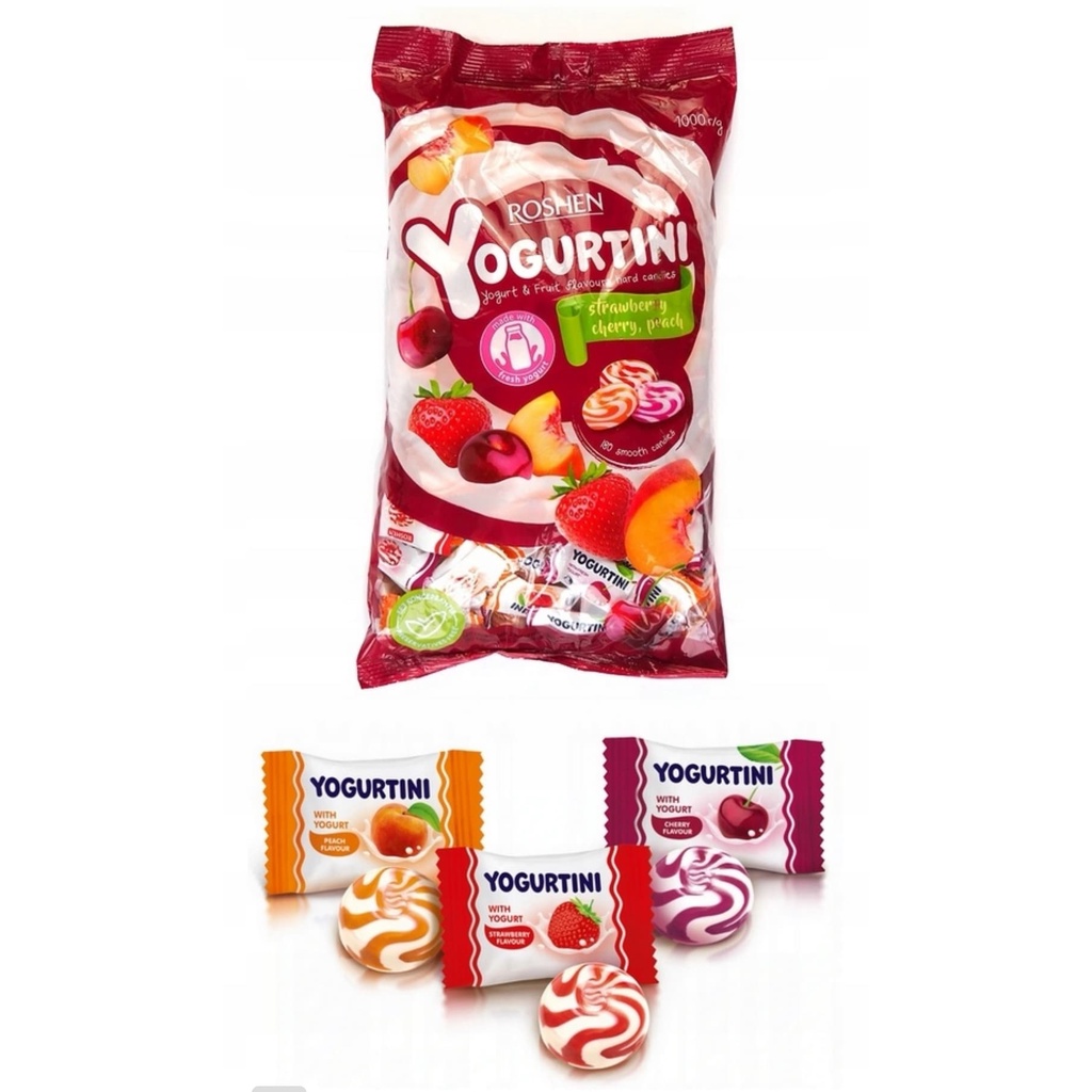 ROSHEN CUKIERKI JOGURTINI 1KG Shopee Polska
