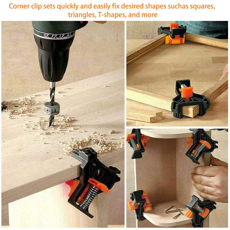 BigFlower Angle Clamp Adjustable Plastic Corner Clamp Right Angle Miter