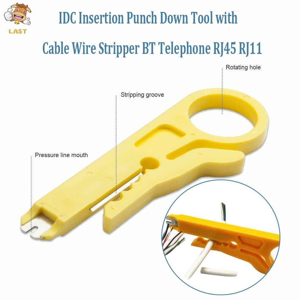 Telephone BT RJ45 Network IDC Cable Insertion Punch Down Tool wire stripper  JS 