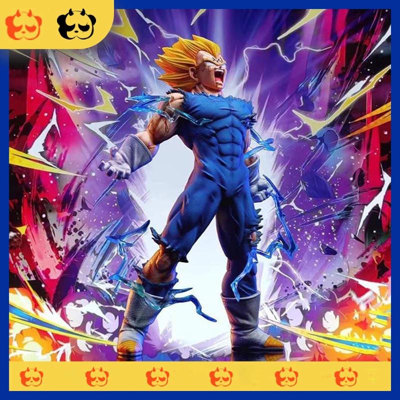 FIGURINE DRAGON BALL Z Majin Vegeta Autodis 25cm Statue à Collectionner