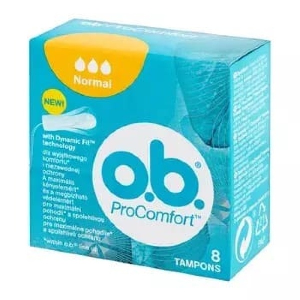 Tampony O.b. ProComfort Normal, 8 Szt. | Shopee Polska