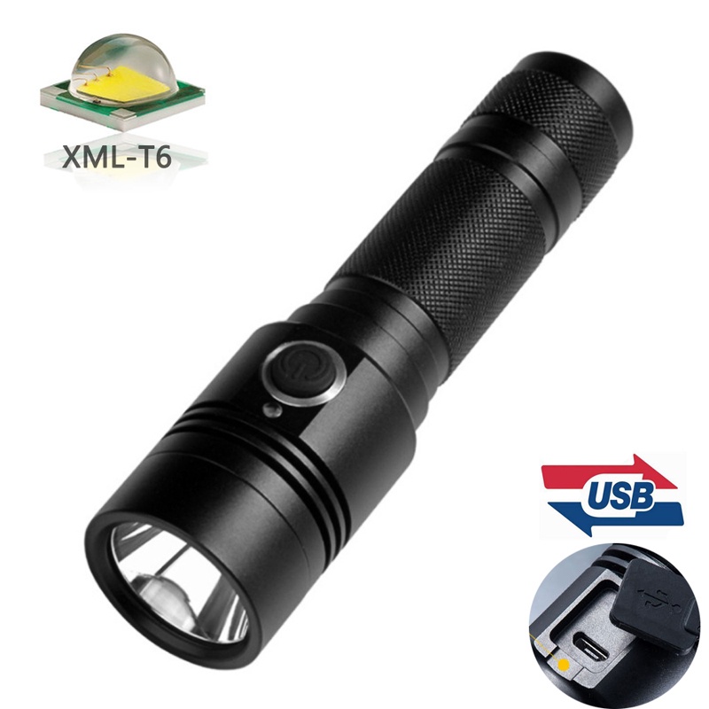 Banggood 601 Wodoodporna Ultra Mini 1000Lum Super Jasna Latarka LED XML ...