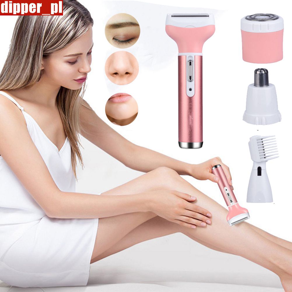 4 w 1 kobiety depilator damski trymer do brwi golarka damska do