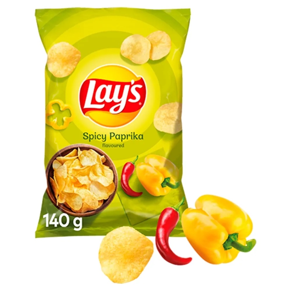 LAYS CHIPSY O SMAKU PIKANTNEJ PAPRYKI SPICY PAPRIKA 140G Shopee Polska