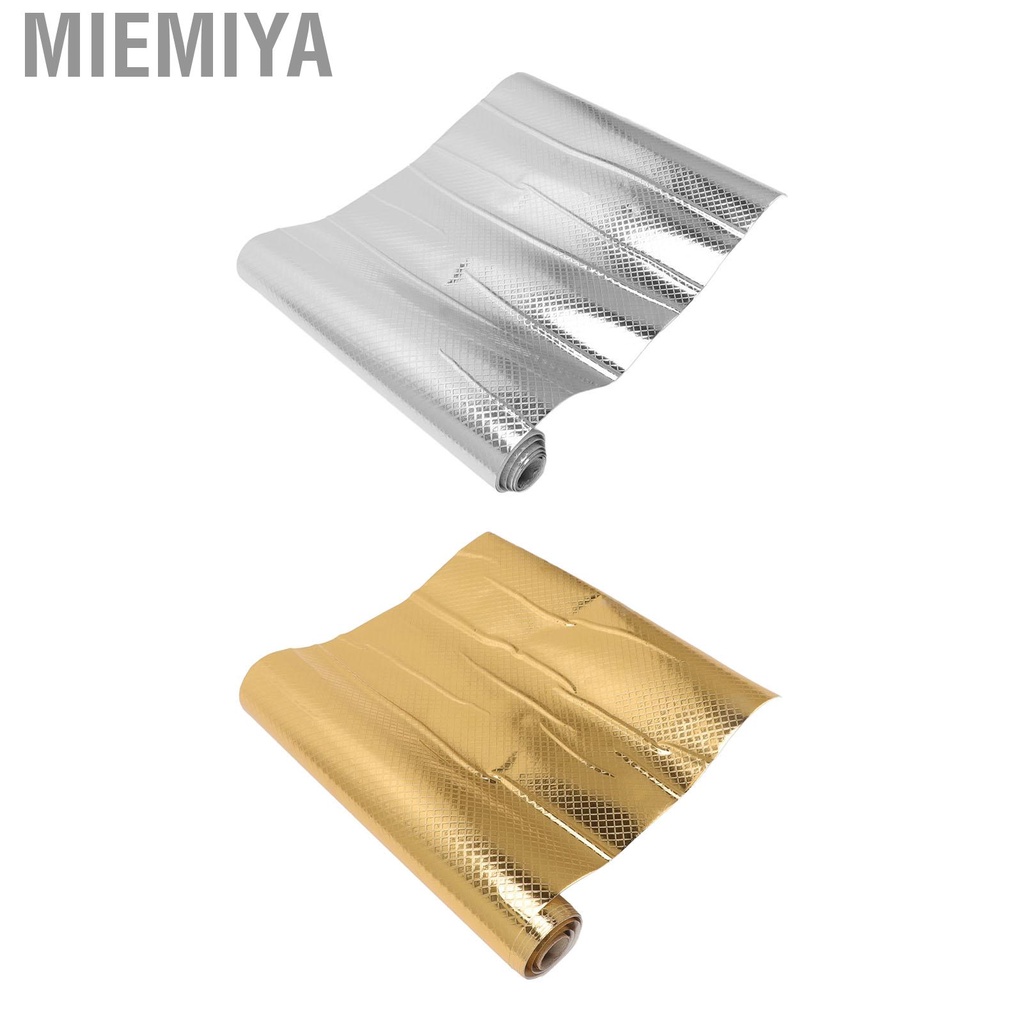Miemiya Kitchen Aluminum Foil Stickers Oil Proof Waterproof PVC Self