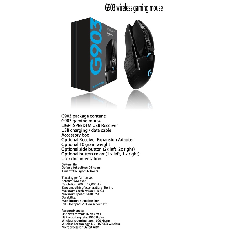 Bezprzewodowa Mysz Do Gier Logitech G707 G703 G306 G407 G402 G302 G102 ...