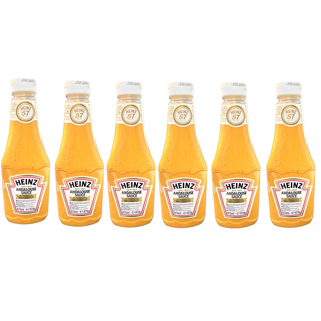 6× Heinz Sos Andalouse z przecierem pomidorowym i pieprzem cayenne 870
